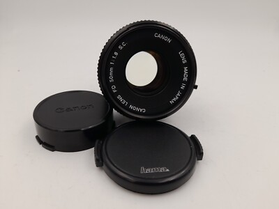 (24-2839) Objektiv Canon Lens FD 50mm 1:1.8 - Zustand: verharzt
