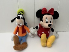 Minnie Mouse 11"  Disney Junior Mickey  Roadster Racers 10" GOOFY Plush Toys