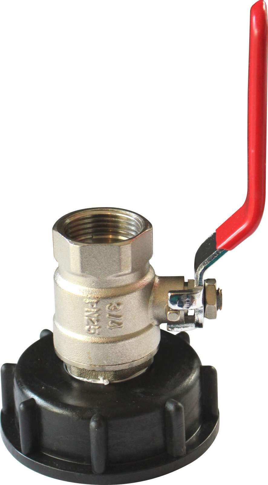 IBC Adapter Kugelhahn DN50 - 75mm Absperrhahn Für Container & Wassertanks