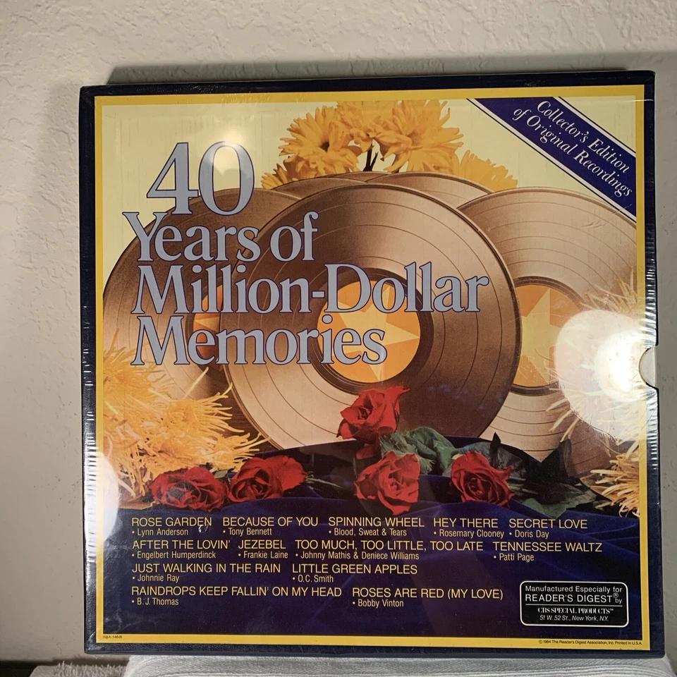 40 Years of Million-Dollar Memories READER'S DIGEST 12" LP 33 RPM Sealed 1984 - Image 3 of 4