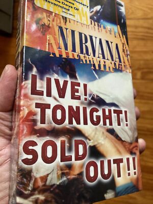 ニルヴァーナ ライブ!トゥナイト! 中古VHSビデオ　NIRVARNA LIVE Nirvana - Live Tonight Sold Out (VHS, 2000) for sale online | eBay