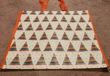 Marshalls Colorful Christmas Trees - Large Reusable Shopping Tote Eco Bag