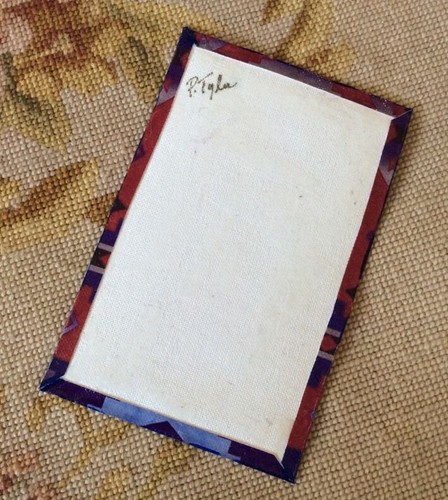 Pat Tyler Dollhouse Miniature Canvas Floor Cloth Covering Cloth Rug Carpet p464 - Picture 3 of 3