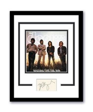 The Doors Robby Krieger Autographed 11x14 Framed Photo Waiting For The Sun ACOA
