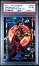 2023 TOPPS COSMIC CHROME PLANETARY PURSUIT PPS4 DONOVAN MITCHELL SUN PSA 10