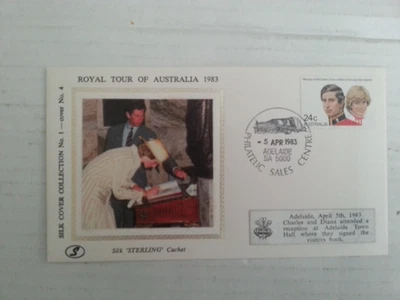 ROYAL TOUR AUSTRALIA 1983 PRINCESS DIANA CHARLES Commemorative Event COVER no. 4 - Image 1 of 2