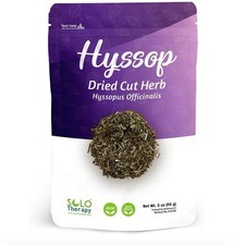 Solo therapy Hyssop Herb, 2 oz 56 g , Hyssop Tea Herbal - Hyssopus 2 Oz