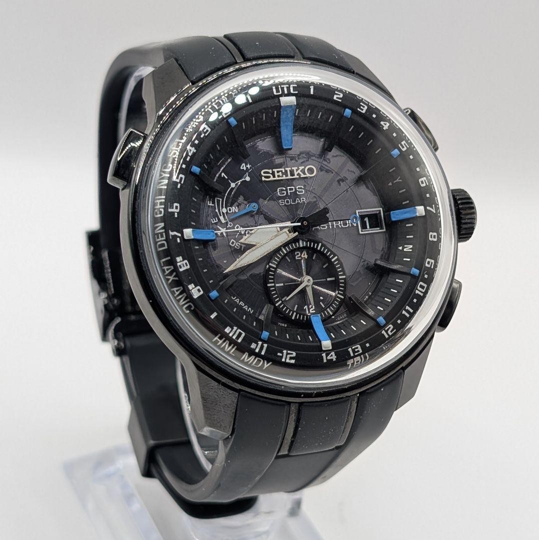 人気モデル　セイコー　アストロン　GPSソーラー　7X52-0AK0 GPS SEIKO ASTRON GPS Radio World Time Quartz Solar Watch 7X52