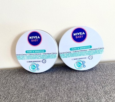 2x NIVEA Baby Pure & Sensitive Intensiv Creme 150ml | NEU | weiße Dose