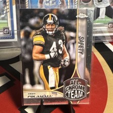 2024 Topps Chrome All-Chrome Team Troy Polamalu Pittsburgh Steelers ACT-22
