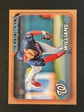 Trevor Williams 2024 Topps Gold Border Parallel /2024 Nationals 