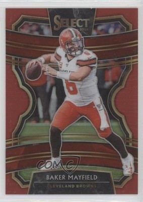 2019 Panini Select Concourse Red Prizm 41/99 Baker Mayfield #45 6fs
