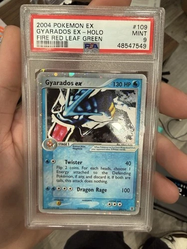 ✅ Gyarados ex #109 – Holo – EX FireRed & LeafGreen – PSA 9 – Pokémon 2004