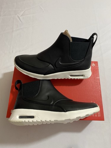 New Women’s Size 9 - Nike Air Max Thea Mid Black Sail 859550 001 - Picture 3 of 10