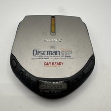 Sony Discman ESP CD Player Car Ready Mega Bass D-E307CK Tested Working