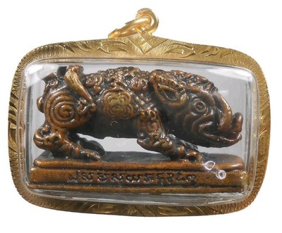 Amulett Anhänger Phra Buddha Thai, Luang Pu Kalong