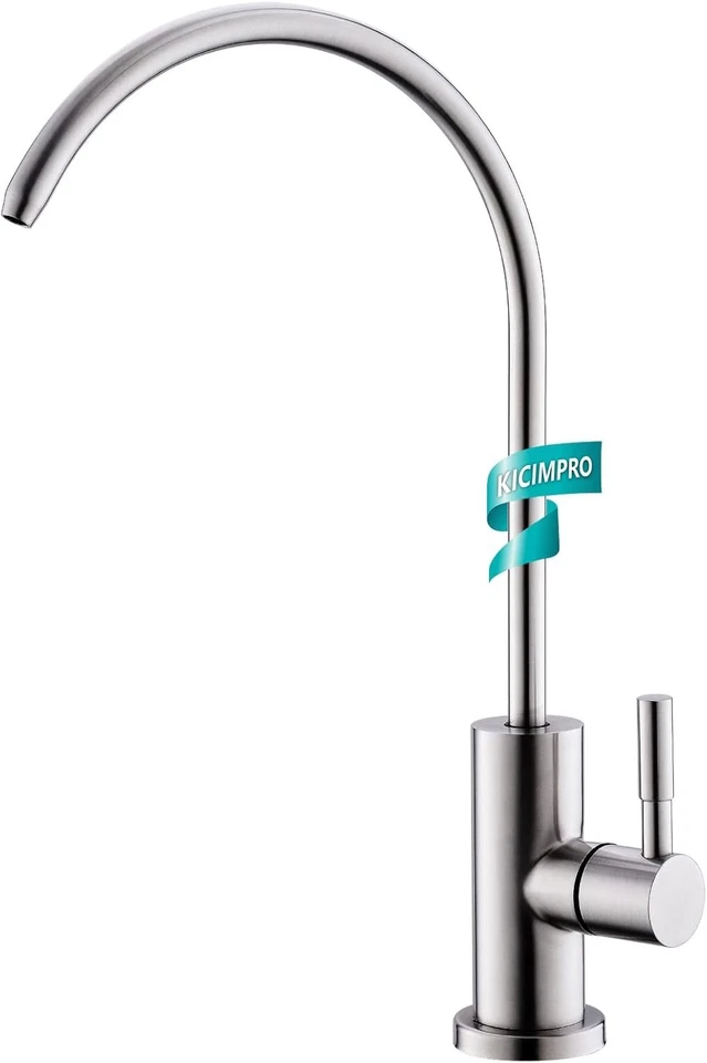 High-Quality Brushed Nickel Filter Faucet - Lead-Free, No Leakage, Modern Design - Image 3 of 4