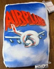 New 2024 CULTUREFLY AIRPLANE VHS Plush Pillow (8” x 13.8” x 3”)