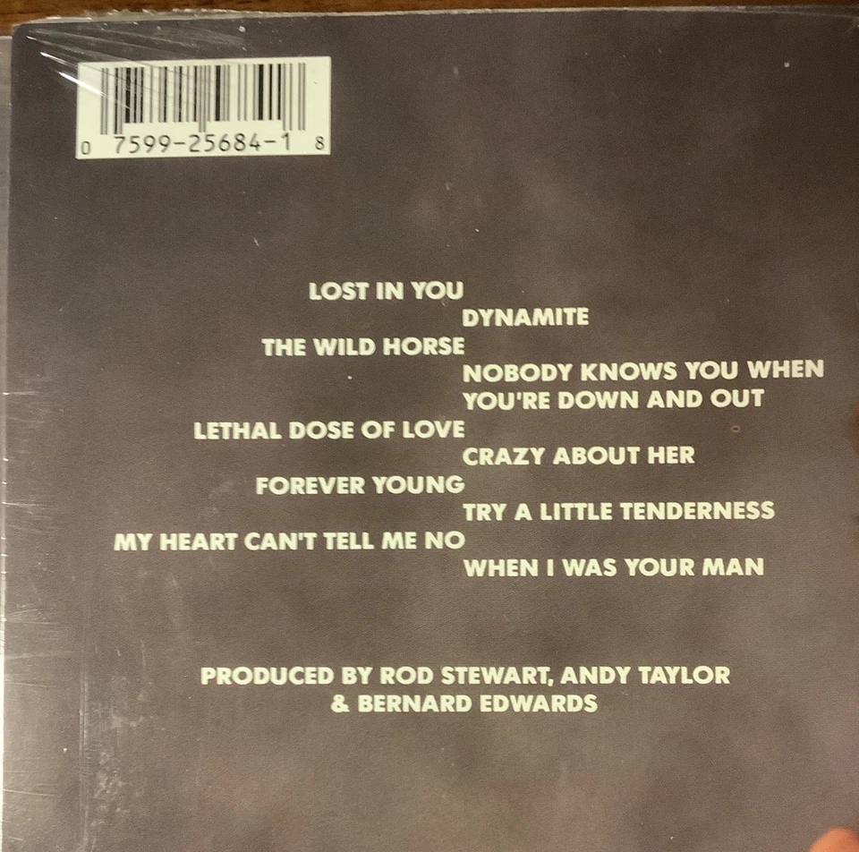 STILL SEALED Rod Stewart Out Of Order Vinyl LP 1988 -Warner Bros. 925684-1 - Image 4 of 4