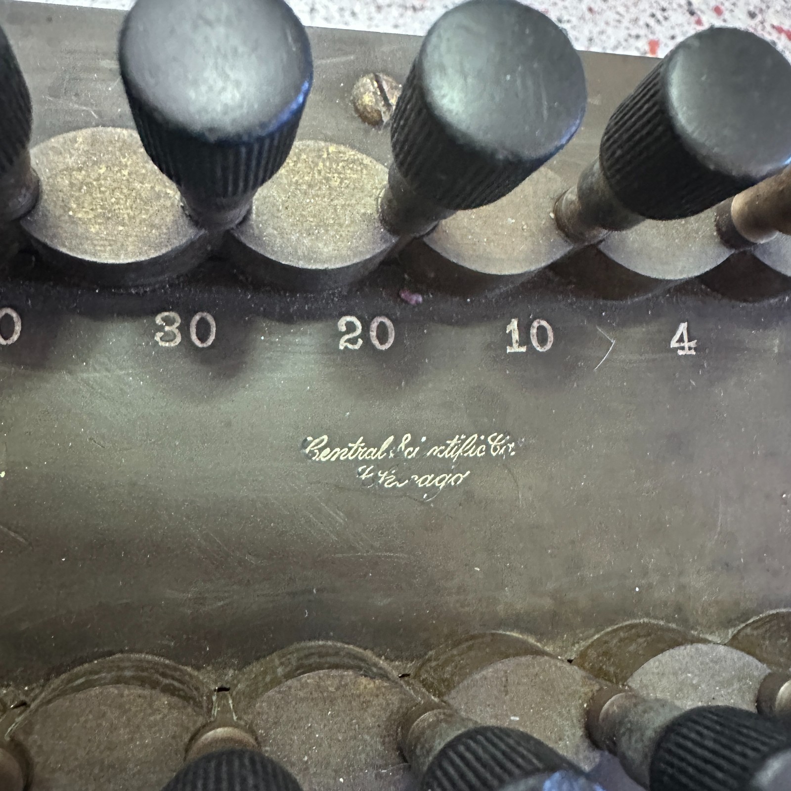 Antique Vintage Central Scientific Cenco Electrical Resistance Decade Box