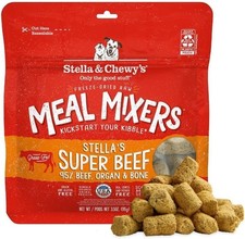 Freeze Dried Raw Super Beef Meal Mixer Dog Food Topper for Small Large Breed