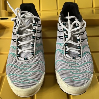 Nike Men 12.5 Air Max Plus White Hyper Jade Green Atmos Exclusive Shoe 604133148