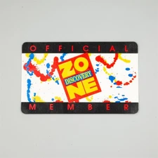 DZ Discovery Zone Vintage 1990s Membership Card