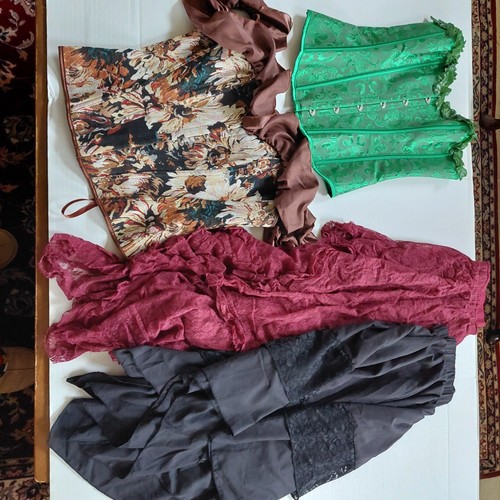 Cosplay/Renaissance Clothing --Two Corsetts & Two Skirts, Size M. Worn Once.