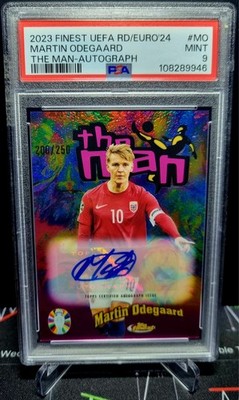 2023 Topps Finest UEFA Martin Odegaard The Man Auto 200/250