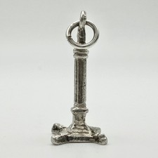 Vintage 925 Sterling Silver Nelsons Column Charm Pendant