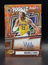 Maxwell Lewis | 2023-24 Panini Phoenix - Rookie Signs #RS-MAC | Orange /49