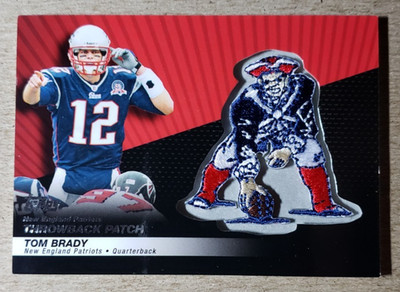 2010 Topps Tom Brady Throwback Patch #LPC-37 New England Patriots