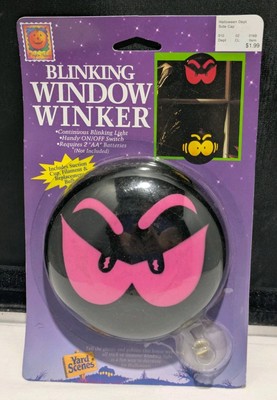 VTG Fun World Blinking Window Winker Yard Scenes Light Up Halloween Decoration