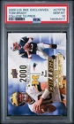 2009 UD Rookie Exclusives 2000 Draft Tom Brady College to Pros PSA 10 Gem Mint