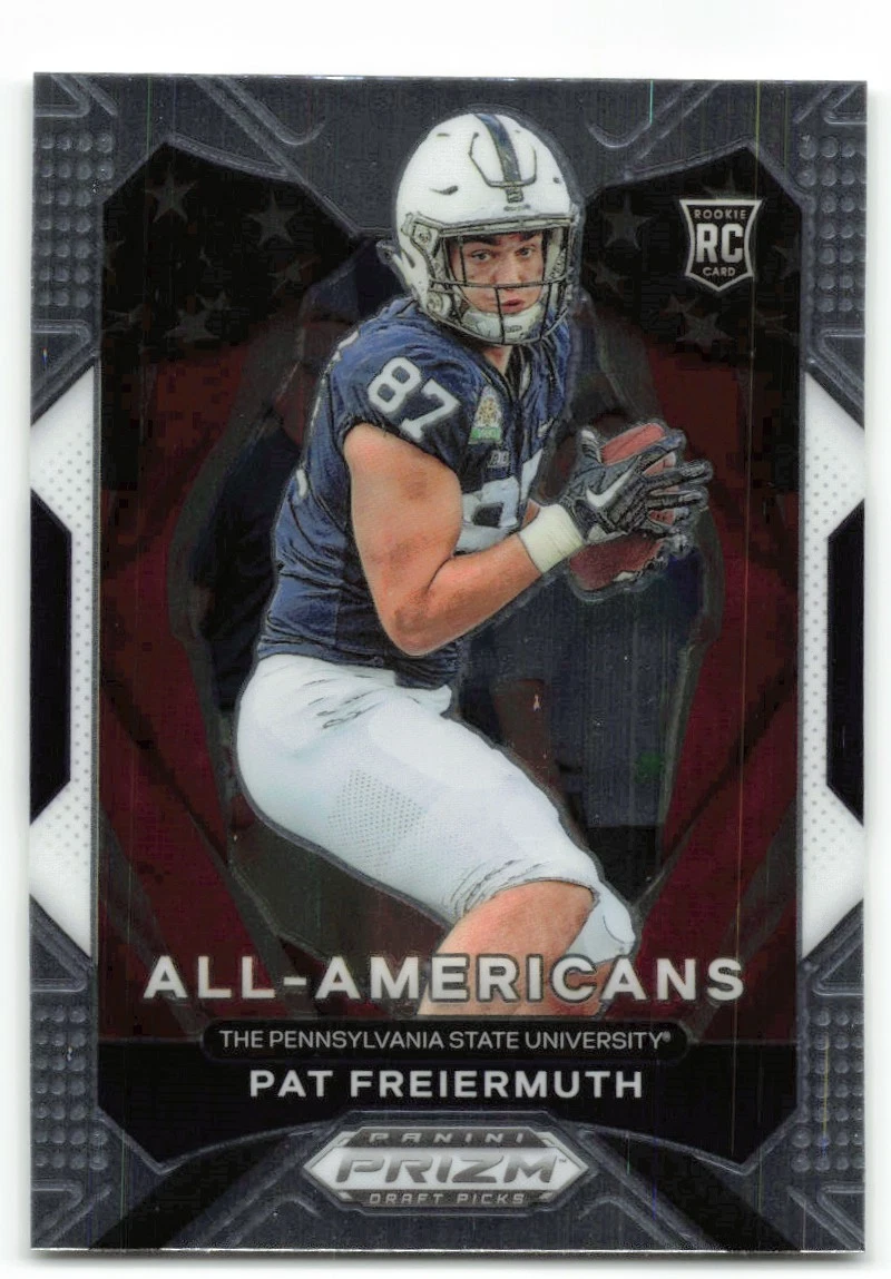 2021 Panini Prizm Draft Picks All-Americans Pat Freiermuth RC Rookie Penn State