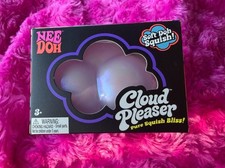 NeeDoh Cloud Pleaser Soft Doh Squishy Squeeze Toy Shimmers Shines Purple