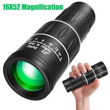 16X52 Magnification Mini Monocular Adjustabel Focus for Outdoor Hunting Travel