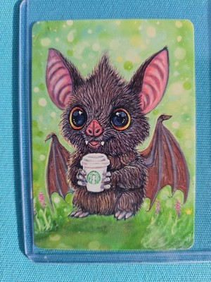 Art Print of Original Batty For Coffee Acrylic Painting by Debra Tucker