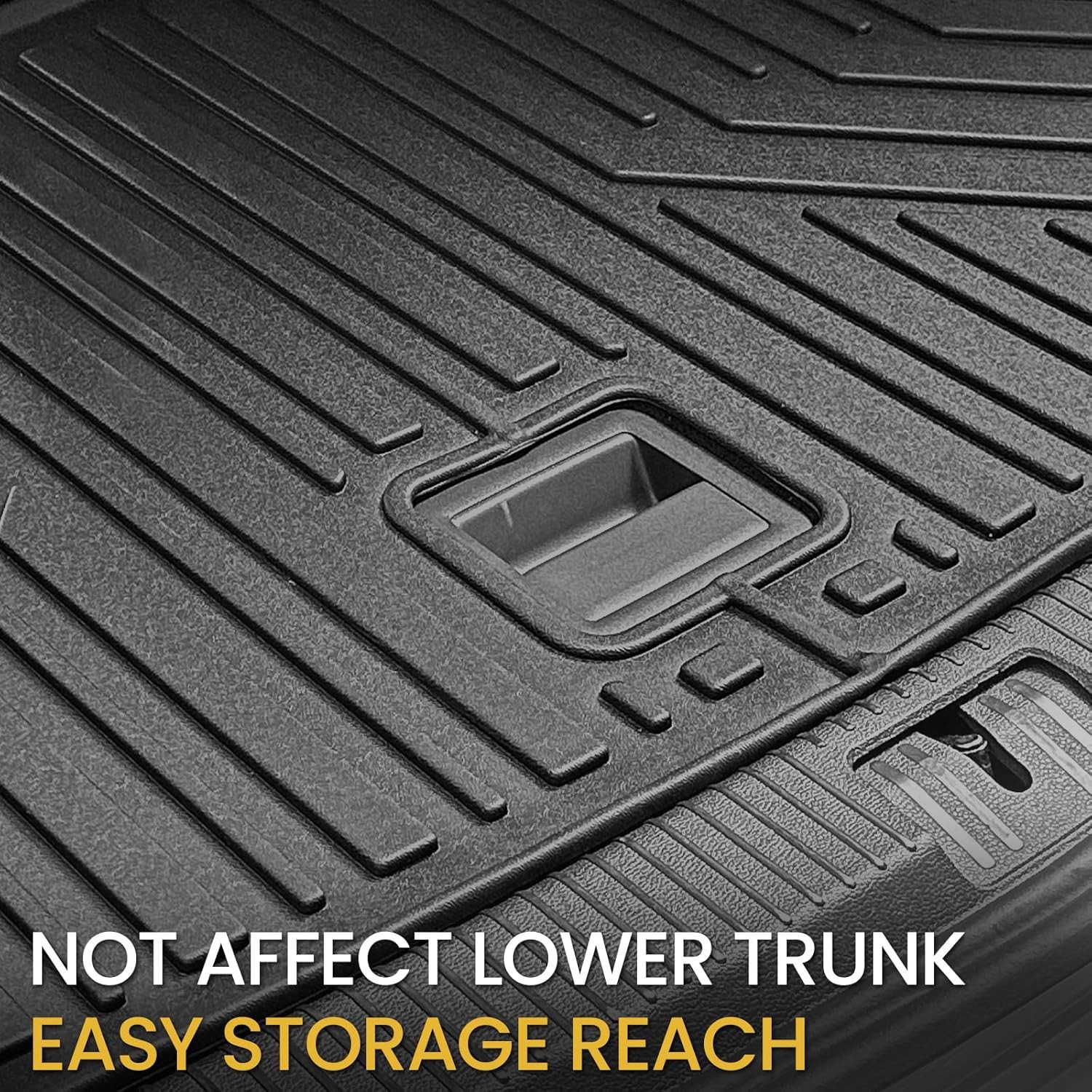 Cargo Matw/Backrest Mats for Volkswagen VW Atlas 2018-2024 2025 Car Mat Accessor