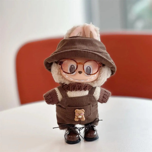 17Cm Labubu Clothes Outfit Plush Doll Clothes Macaron Cute Clothing DIY Kid Gift - Picture 7 of 29