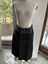 Gonna linea A Gunex, taglia XS marrone grigio lana vergine