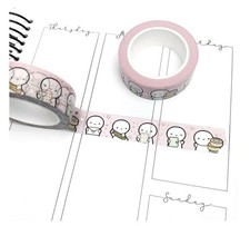 The Coffee Monsterz Co TCMC Planning Time 1.0 15mm Washi Tape Roll -Sold Out