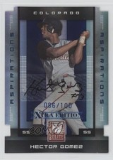 2008 Donruss Elite Extra Edition Aspirations Die-Cut /100 Hector Gomez Auto qw7