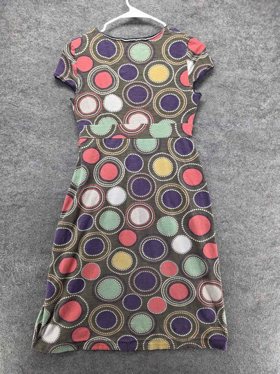 boden brown polka dot dress Miss Circle Yadira Brown Base Polka Dot Chiffon Maxi Dress M main image 0