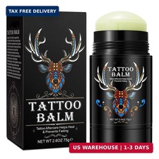 Tattoo Aftercare Butter Balm, 2.6 oz, Old New Tattoo Moisturizer Healing Brigh