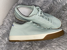 ROTHY S The Lace Up Sneaker knit spearmint Light Green sneakers Sz. 8 walking