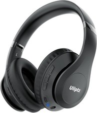 Uliptz Wireless Bluetooth Headphones, 65H Playtime, 6 EQ Sound Modes, HiFi Stere