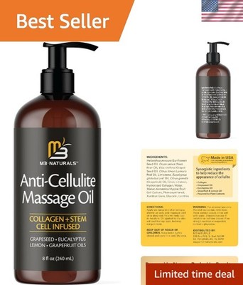 Firming Body Massage Oil with Collagen & Stem Cell   Helps Smooth the Appeara...
