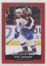 2022-23 O-Pee-Chee Red Border Erik Johnson #329 0c3
