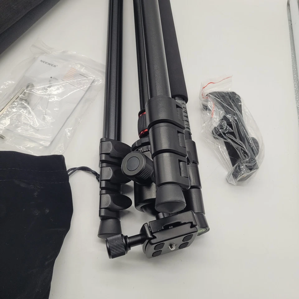 NEEWER 77" Camera Tripod & Monopod, 360° Ball Head, Arca Plate, Lightweight Trav - Image 4 of 4